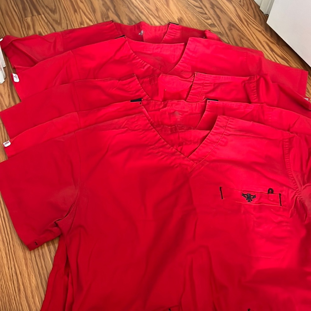 5 pairs scrub tops